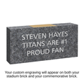 4" x 8" Granite Commemorative Brick