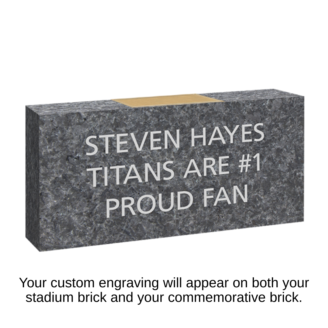 4" x 8" Granite Commemorative Brick