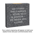 8" x 8" Granite Commemorative Brick