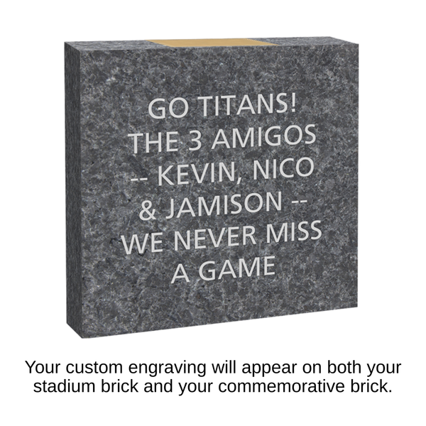8" x 8" Granite Commemorative Brick
